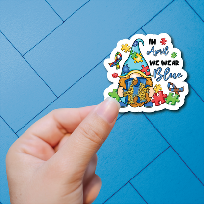Autism Gnomes - Full Color Vinyl Stickers (SHIPS IN 3-7 BUS DAYS)