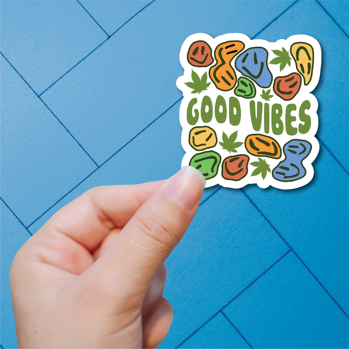 Cannabis Sayings 2 - Full Color Vinyl Stickers (SHIPS IN 3-7 BUS DAYS)