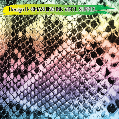 Rainbow Snakeskin ★ Laser Safe Adhesive Film (TAT 3 BUS DAYS)