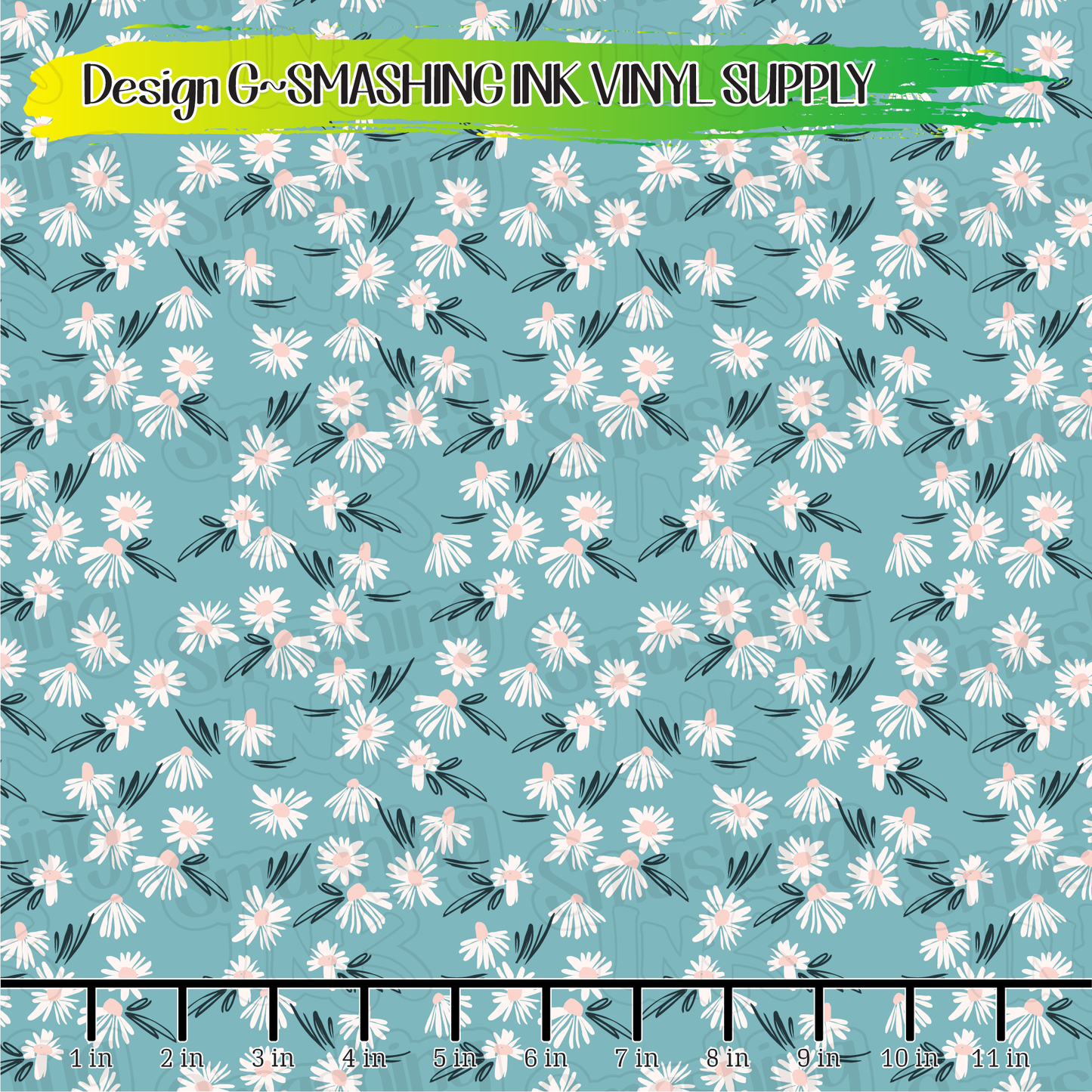 ABSTRACT FLORAL ★ Laser Safe Adhesive Film (TAT 3 BUS DAYS)