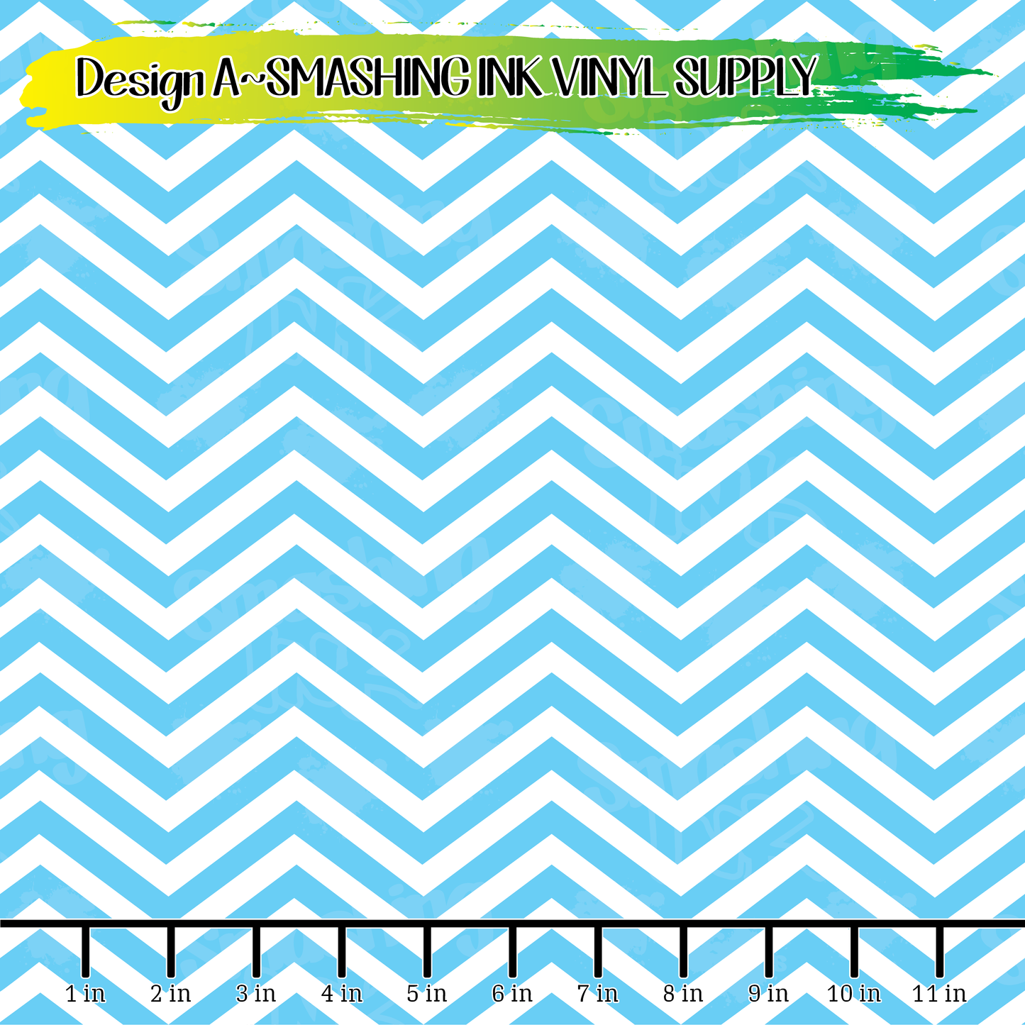 Blue Chevron ★ Pattern Vinyl | Faux Leather | Sublimation (TAT 3 BUS DAYS)