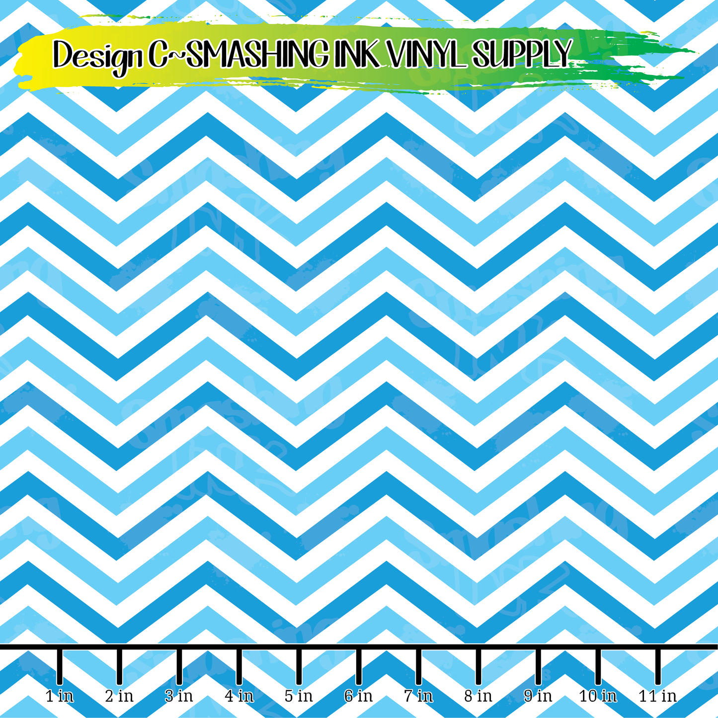 Blue Chevron ★ Laser Safe Adhesive Film (TAT 3 BUS DAYS)