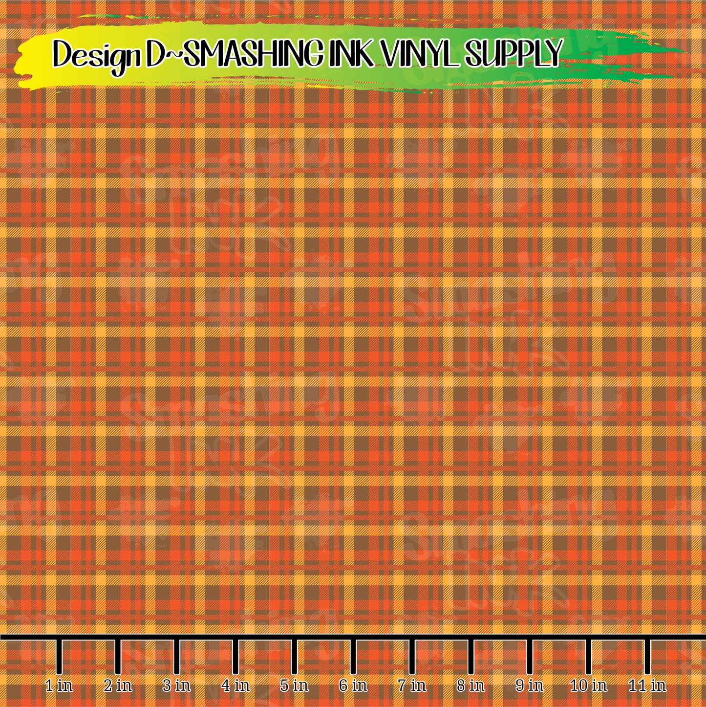 Fall Plaid ★ Laser Safe Adhesive Film (TAT 3 BUS DAYS)