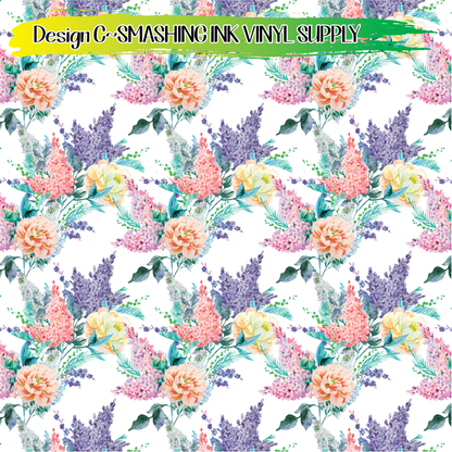 Floral Pattern ★ Laser Safe Adhesive Film (TAT 3 BUS DAYS)