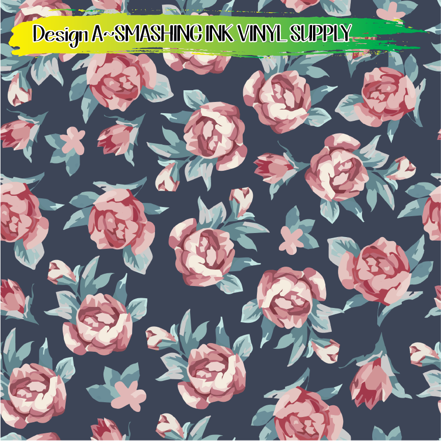 Rose Wallpaper ★ Laser Safe Adhesive Film (TAT 3 BUS DAYS)