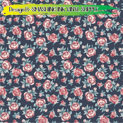 Rose Wallpaper ★ Laser Safe Adhesive Film (TAT 3 BUS DAYS)