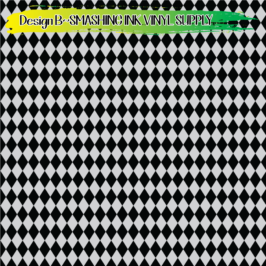 Black Silver Pattern ★ Laser Safe Adhesive Film (TAT 3 BUS DAYS)