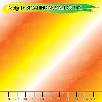Candy Corn Ombre ★ Laser Safe Adhesive Film (TAT 3 BUS DAYS)