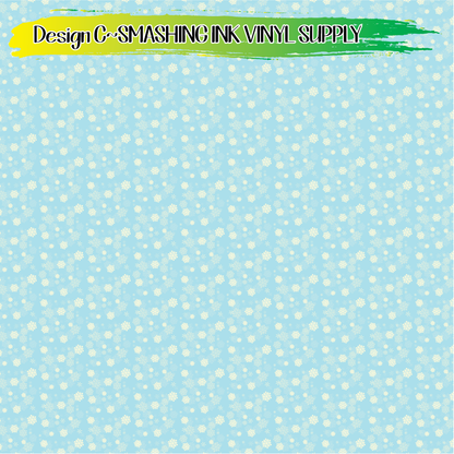 Mini Snowflakes ★ Pattern Vinyl | Faux Leather | Sublimation (TAT 3 BUS DAYS)