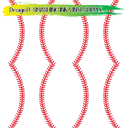 Baseball Pattern ★ Pattern Vinyl | Faux Leather | Sublimation (TAT 3 BUS DAYS)