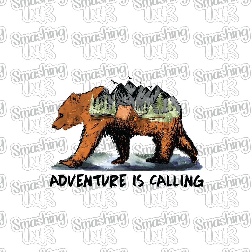 Adventure Is Calling - Heat Transfer | DTF | Sublimation (TAT 3 BUS DAYS) [9F-15HTV]