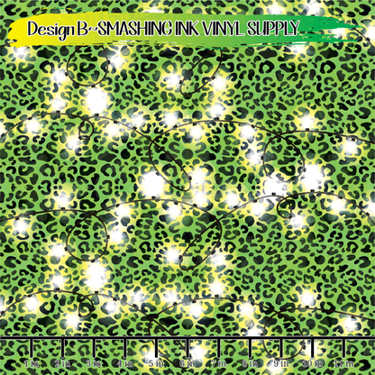 Leopard Lights ★ Pattern Vinyl | Faux Leather | Sublimation (TAT 3 BUS DAYS)