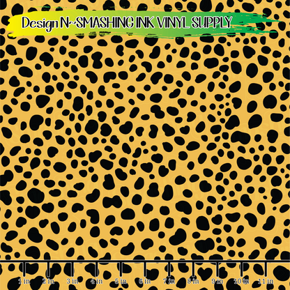 Cheetah Spots ★ Pattern Vinyl | Faux Leather | Sublimation (TAT 3 BUS DAYS)