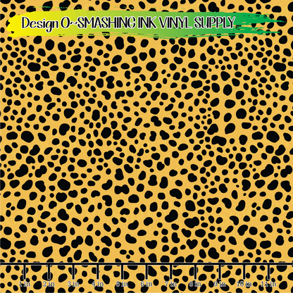 Cheetah Spots ★ Pattern Vinyl | Faux Leather | Sublimation (TAT 3 BUS DAYS)