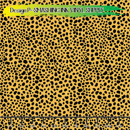 Cheetah Spots ★ Pattern Vinyl | Faux Leather | Sublimation (TAT 3 BUS DAYS)