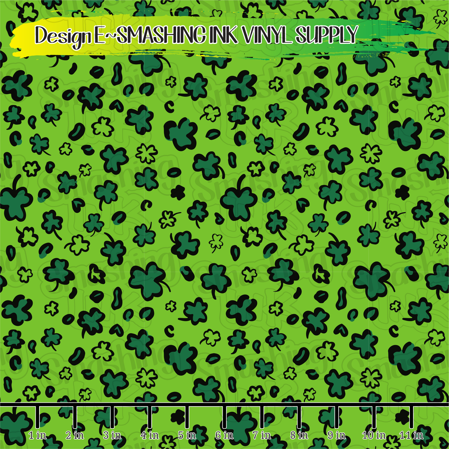 St. Pattys Leopard ★ Laser Safe Adhesive Film (TAT 3 BUS DAYS)