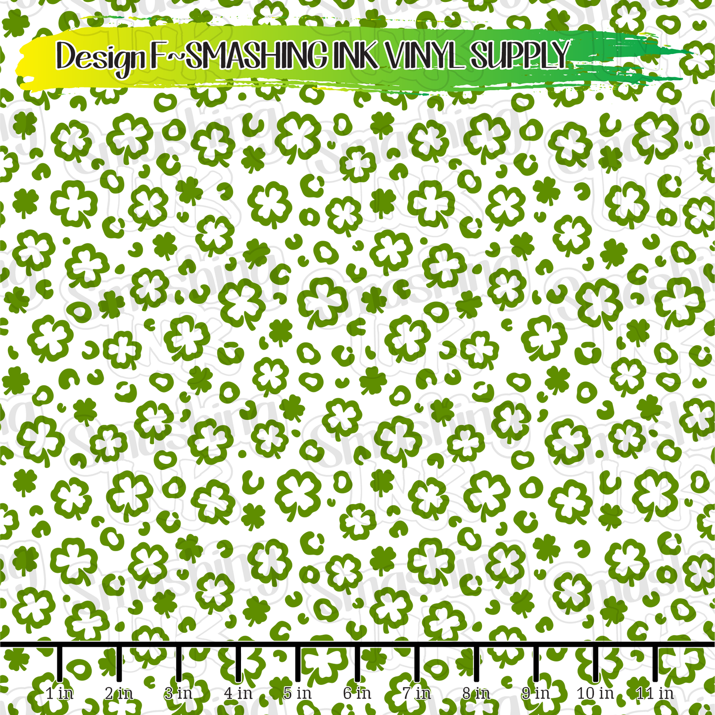 St. Pattys Leopard ★ Laser Safe Adhesive Film (TAT 3 BUS DAYS)