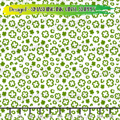 St. Pattys Leopard ★ Laser Safe Adhesive Film (TAT 3 BUS DAYS)