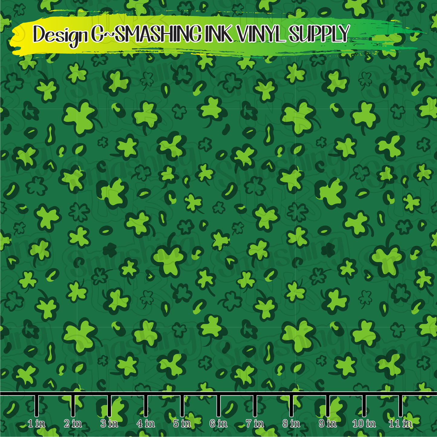 St. Pattys Leopard ★ Laser Safe Adhesive Film (TAT 3 BUS DAYS)