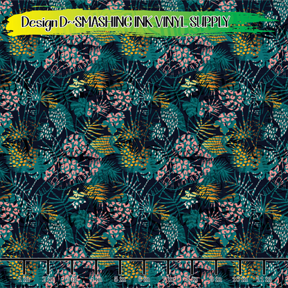 Tropical Animal Print ★ Pattern Vinyl | Faux Leather | Sublimation (TAT 3 BUS DAYS)
