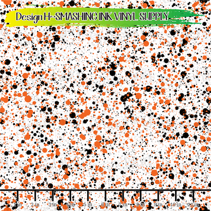 Distressed Halloween ★ Pattern Vinyl | Faux Leather | Sublimation (TAT 3 BUS DAYS)