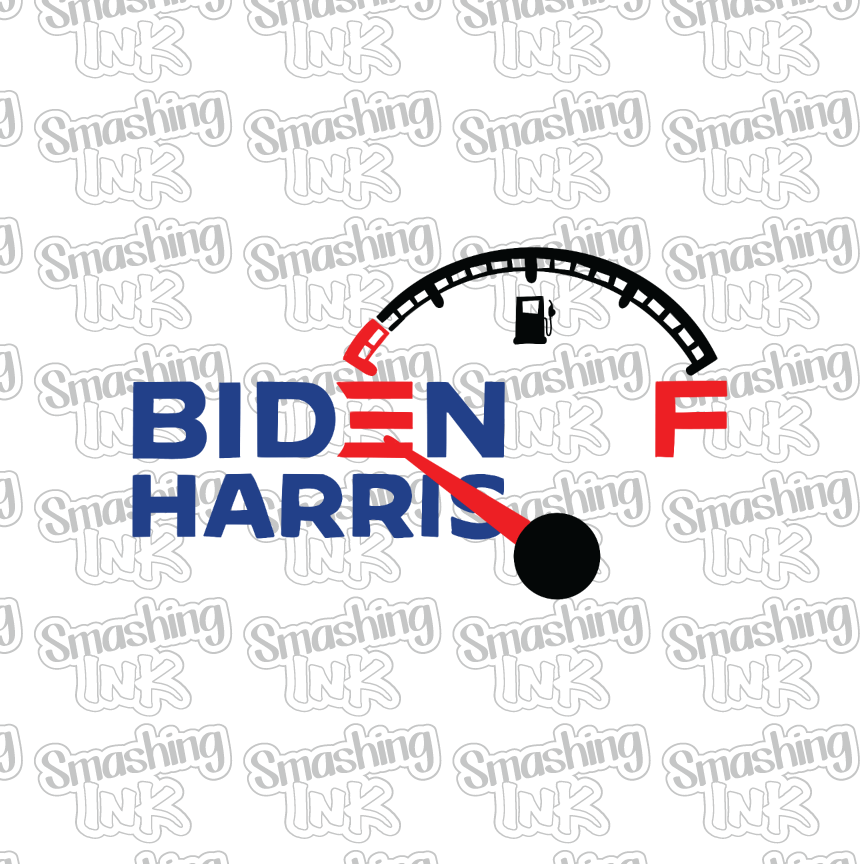 Biden Harris Empty Tank - Heat Transfer | DTF | Sublimation (TAT 3 BUS DAYS) [15G-3HTV]
