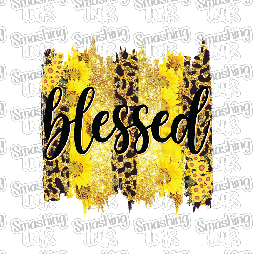 Blessed - Heat Transfer | DTF | Sublimation (TAT 3 BUS DAYS) [17A-19HTV]