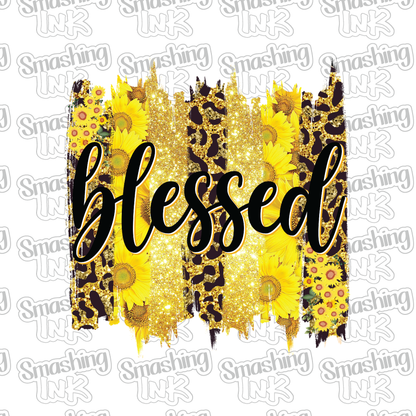 Blessed - Heat Transfer | DTF | Sublimation (TAT 3 BUS DAYS) [17A-19HTV]