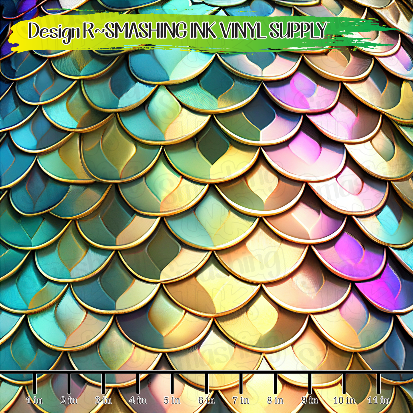 Dragon Scales ★ Pattern Vinyl | Faux Leather | Sublimation (TAT 3 BUS DAYS)