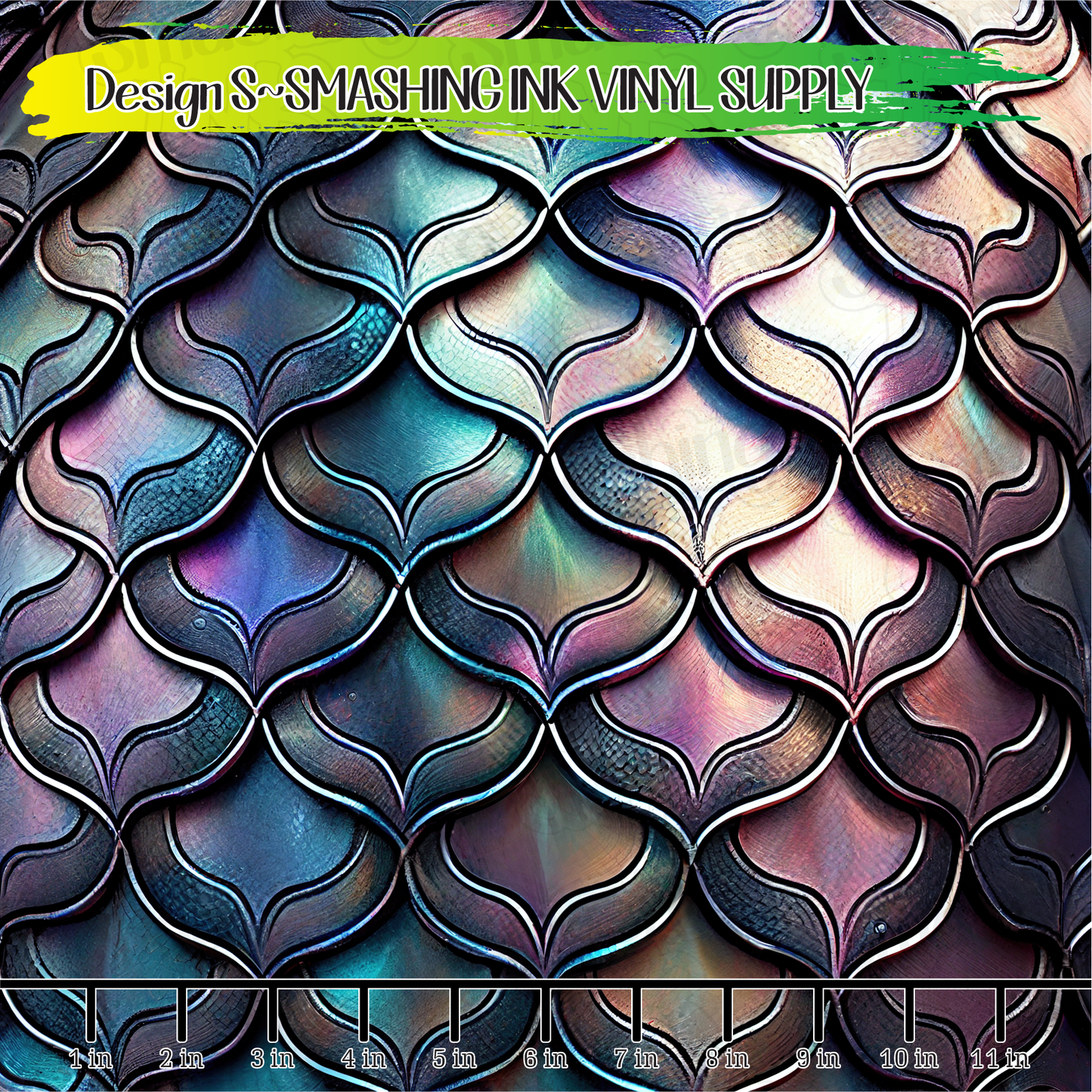 Dragon Scales ★ Pattern Vinyl | Faux Leather | Sublimation (TAT 3 BUS DAYS)