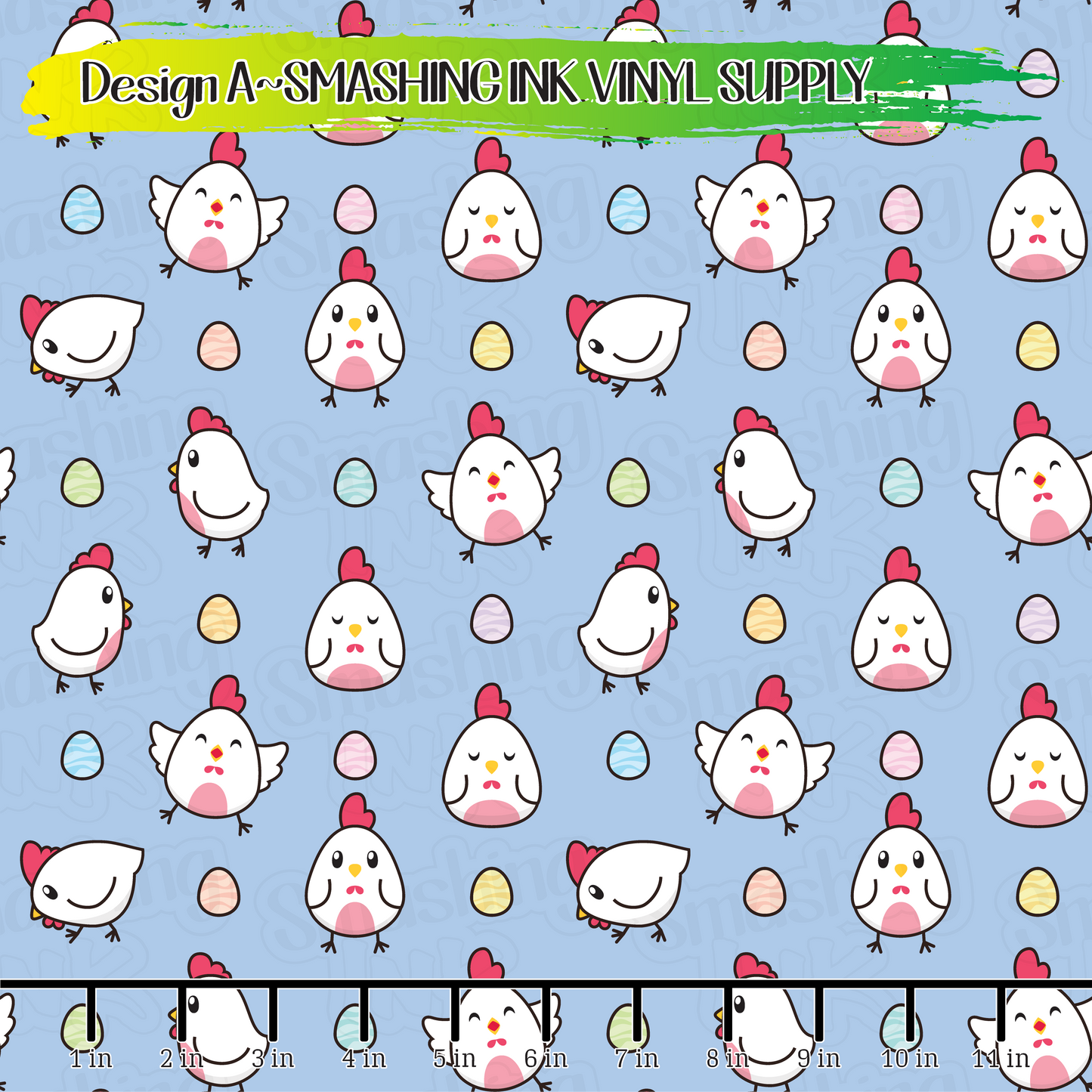 Easter Chicks ★ Laser Safe Adhesive Film (TAT 3 BUS DAYS)