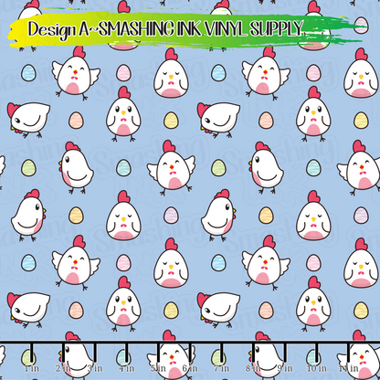 Easter Chicks ★ Laser Safe Adhesive Film (TAT 3 BUS DAYS)