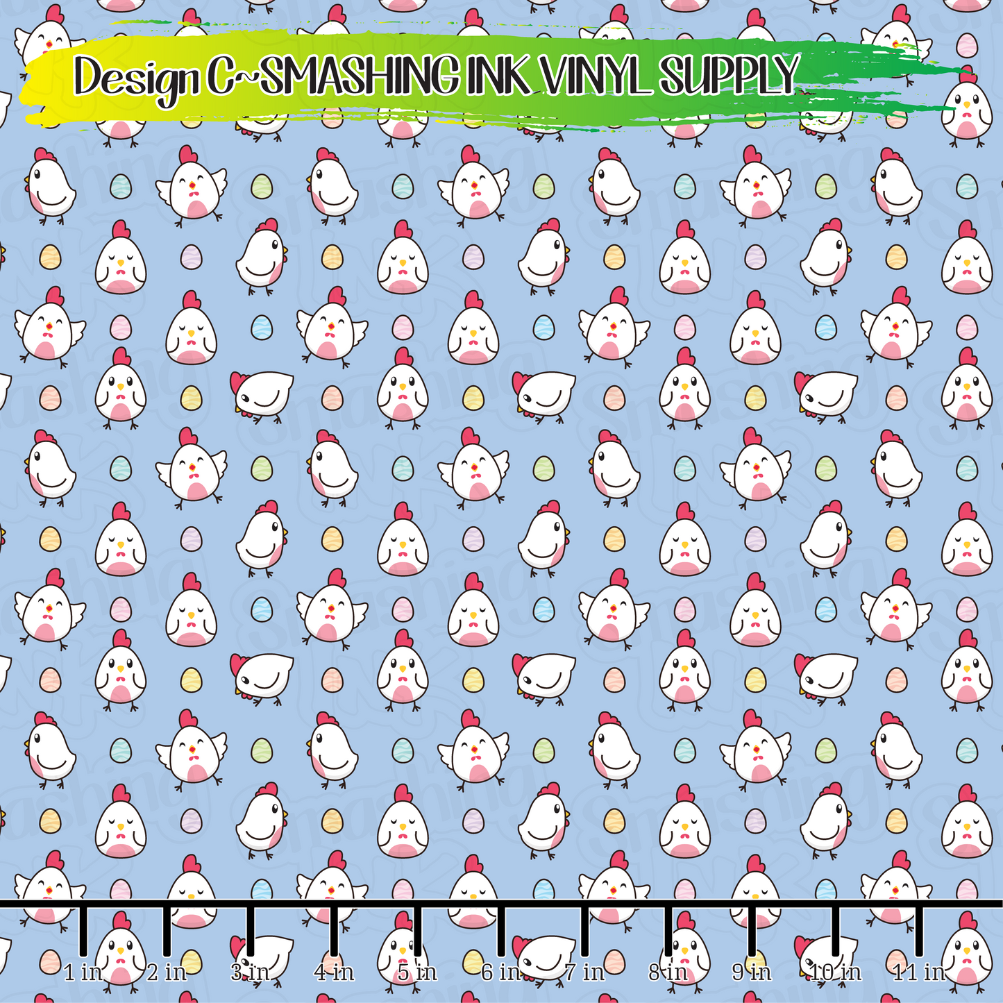 Easter Chicks ★ Pattern Vinyl | Faux Leather | Sublimation (TAT 3 BUS DAYS)
