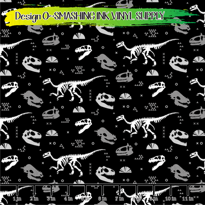 Dinosaurs ★ Pattern Vinyl | Faux Leather | Sublimation (TAT 3 BUS DAYS)