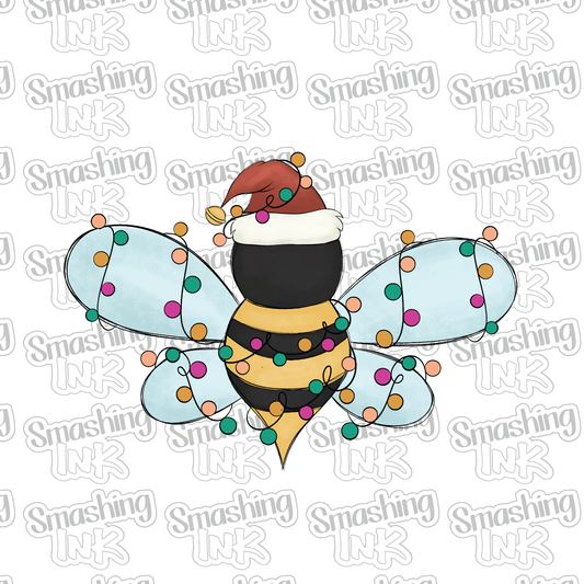 Christmas Bumble Bee - Heat Transfer | DTF | Sublimation (TAT 3 BUS DAYS) [4G40-9HTV]