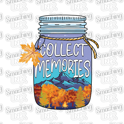 Collect Memories Camping - Heat Transfer | DTF | Sublimation (TAT 3 BUS DAYS) [9F-47HTV]