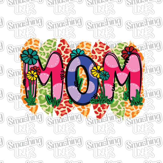 Colorful Mom - Heat Transfer | DTF | Sublimation (TAT 3 BUS DAYS) [4N29-7HTV]