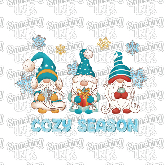 Cozy Season Gnomes - Heat Transfer | DTF | Sublimation (TAT 3 BUS DAYS) [4K-13HTV]