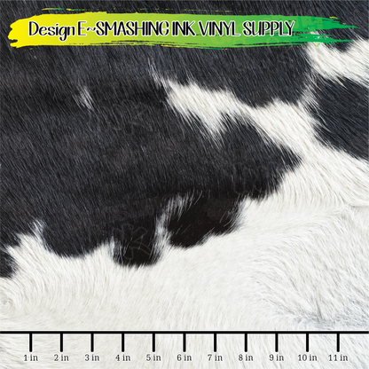 Cow Hide Texture ★ Pattern Vinyl | Faux Leather | Sublimation (TAT 3 BUS DAYS)