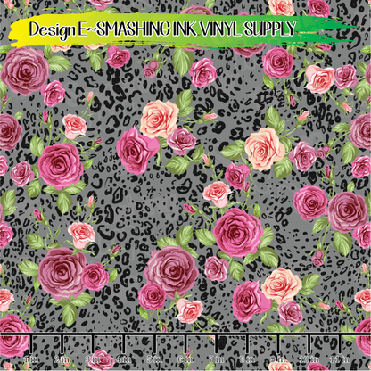 Floral Animal Print ★ Laser Safe Adhesive Film (TAT 3 BUS DAYS)