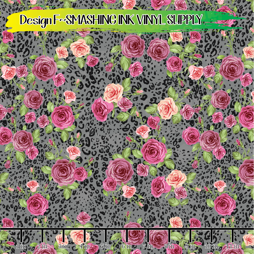 Floral Animal Print ★ Laser Safe Adhesive Film (TAT 3 BUS DAYS)