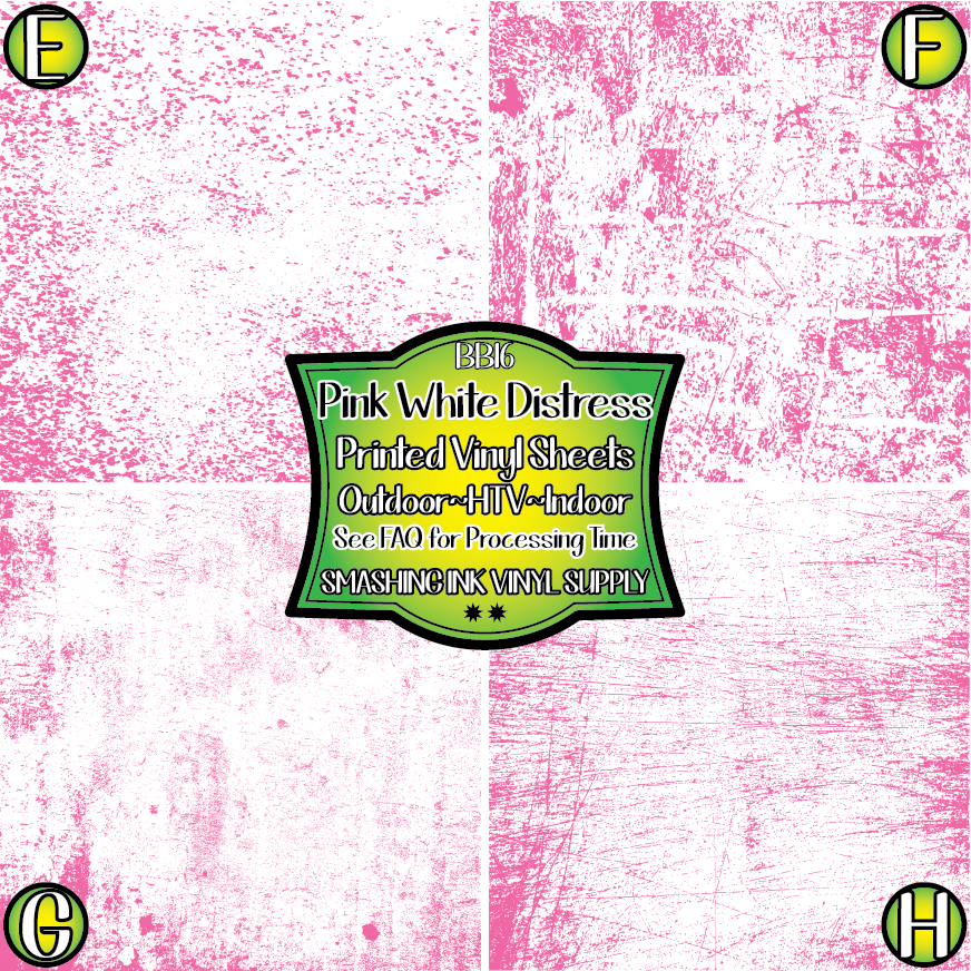 Light Pink White Distress ★ Pattern Vinyl | Faux Leather | Sublimation (TAT 3 BUS DAYS)