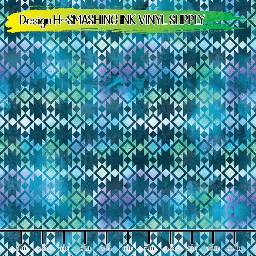Boho Grunge ★ Pattern Vinyl | Faux Leather | Sublimation (TAT 3 BUS DAYS)