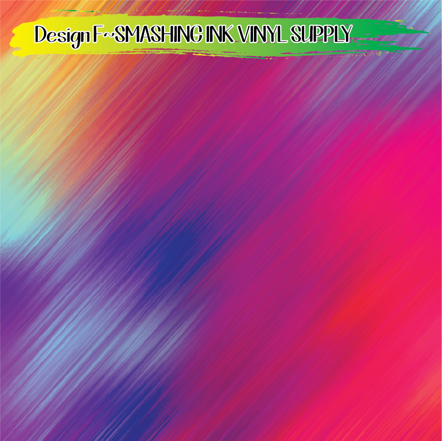 Colorful Lines ★ Pattern Vinyl | Faux Leather | Sublimation (TAT 3 BUS DAYS)