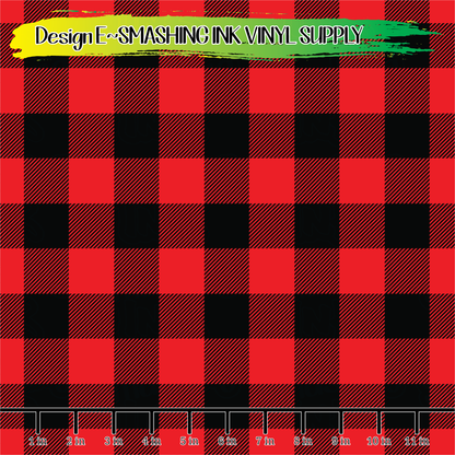 Buffalo Plaid ★ Laser Safe Adhesive Film (TAT 3 BUS DAYS)