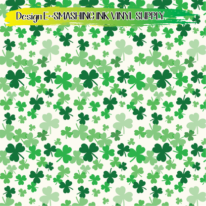 Shamrock Patterns ★ Laser Safe Adhesive Film (TAT 3 BUS DAYS)