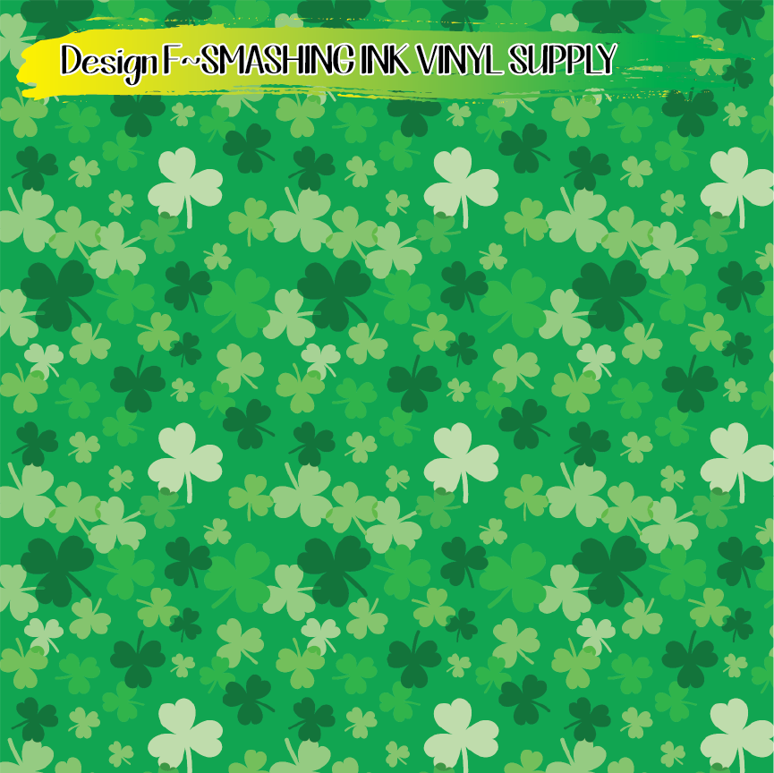 Shamrock Patterns ★ Laser Safe Adhesive Film (TAT 3 BUS DAYS)