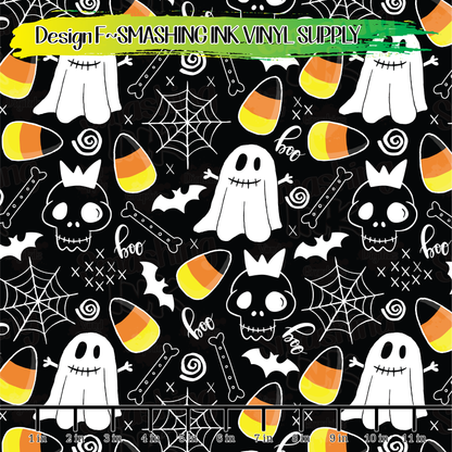 HALLOWEEN DOODLES ★ Laser Safe Adhesive Film (TAT 3 BUS DAYS)