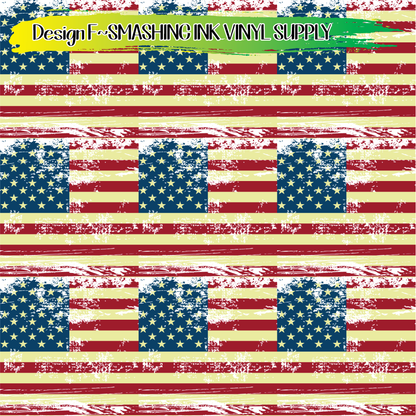 Cropped Flags ★ Laser Safe Adhesive Film (TAT 3 BUS DAYS)