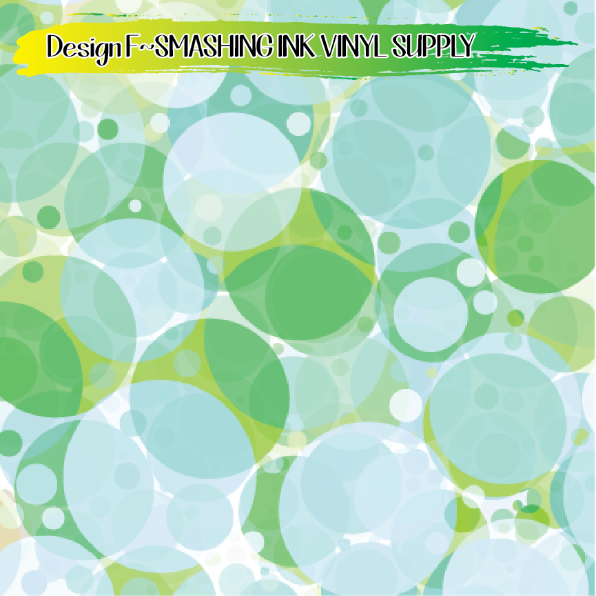 Bubbles Pattern ★ Pattern Vinyl | Faux Leather | Sublimation (TAT 3 BUS DAYS)